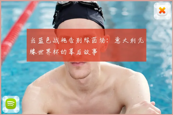 当蓝色战袍告别绿茵场：意大利无缘世界杯的幕后故事