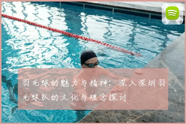 羽毛球的魅力与精神：深入深圳羽毛球队的文化与理念探讨